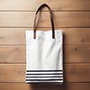 Tb Thmbnail Stripe Canvas Tote Bag