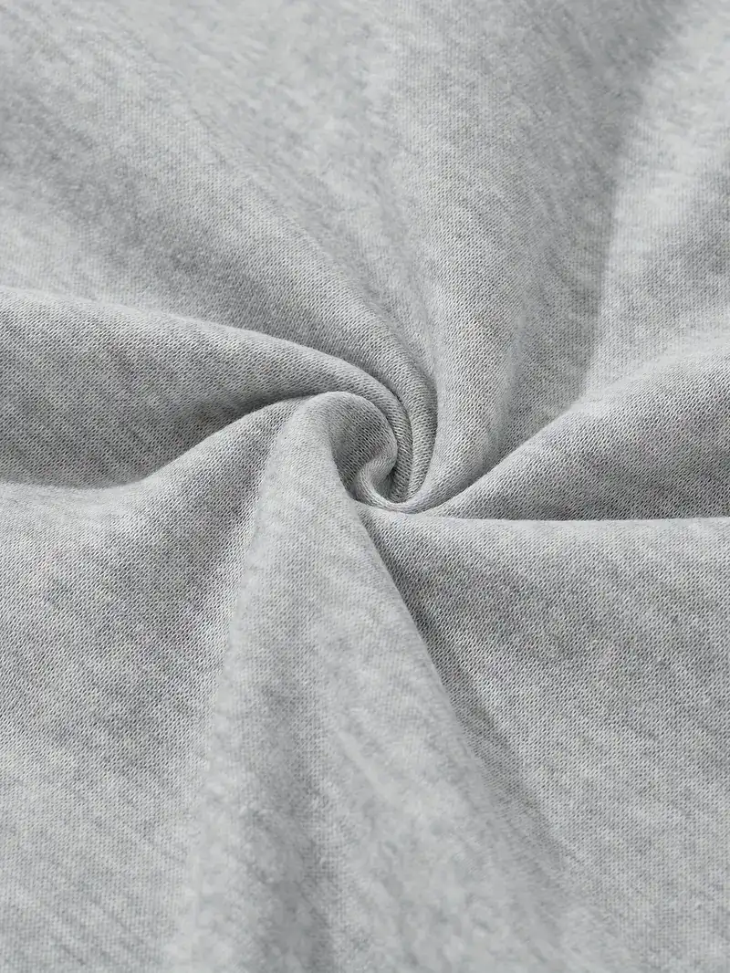 Gray Basic Hoodie Urban Cotton Fleece
