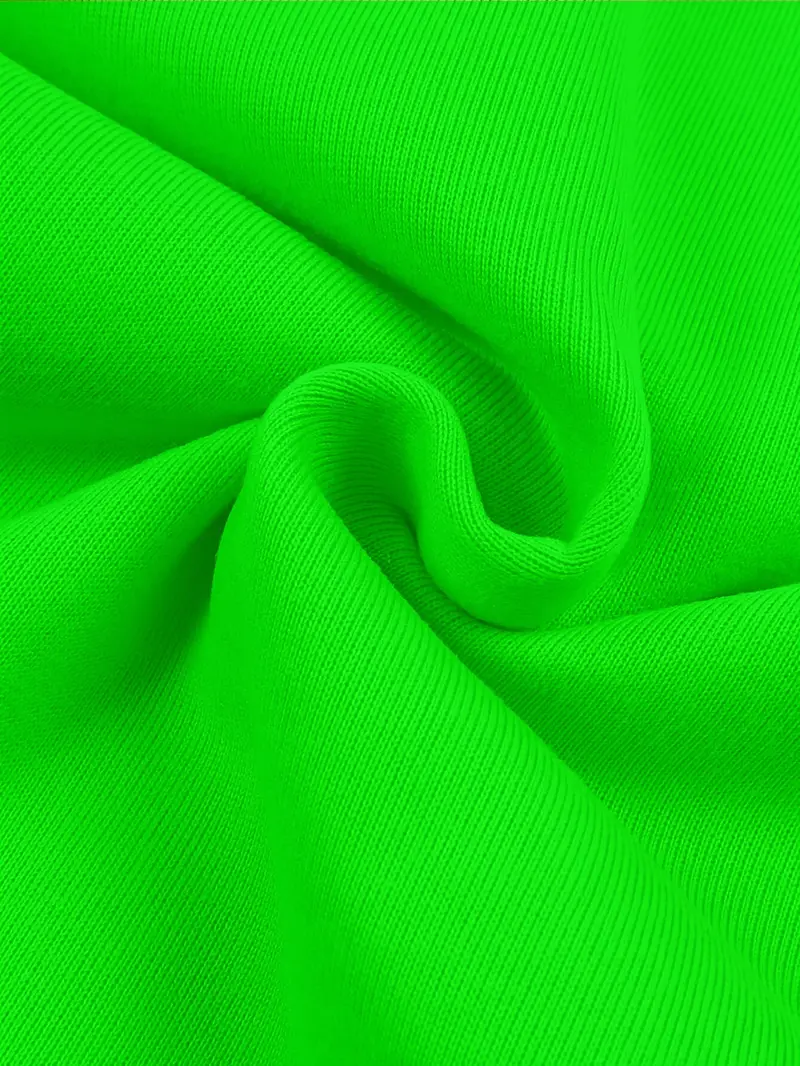 Green Basic Hoodie Core Cotton Fleece