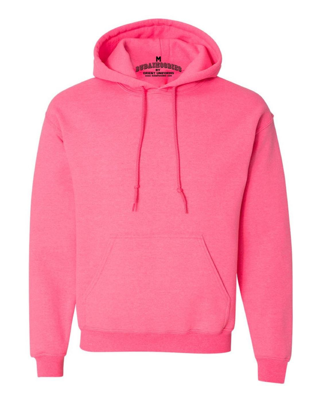 Pink Basic Hoodie Classic Cotton Fleece