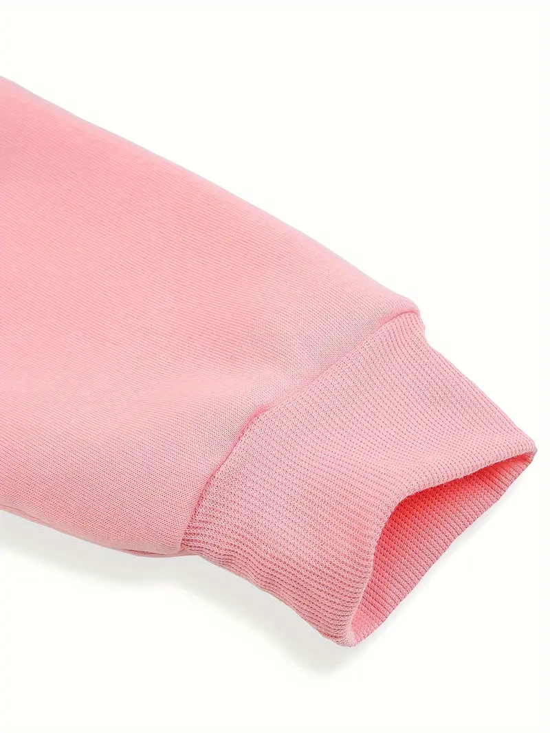 Pink Basic Hoodie Core Cotton Fleece
