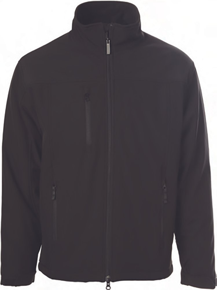 Black Fleece Jacket with Zippers