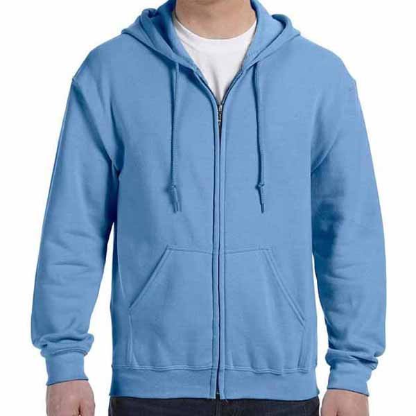Sky Blue Hoody With Zipper
