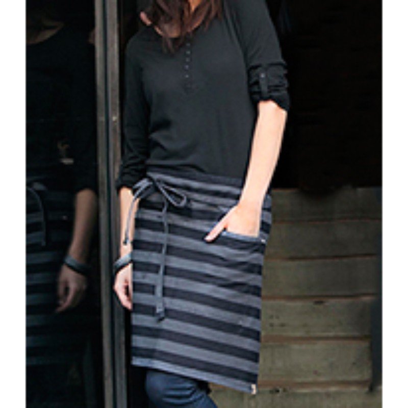 Stripe Short Apron