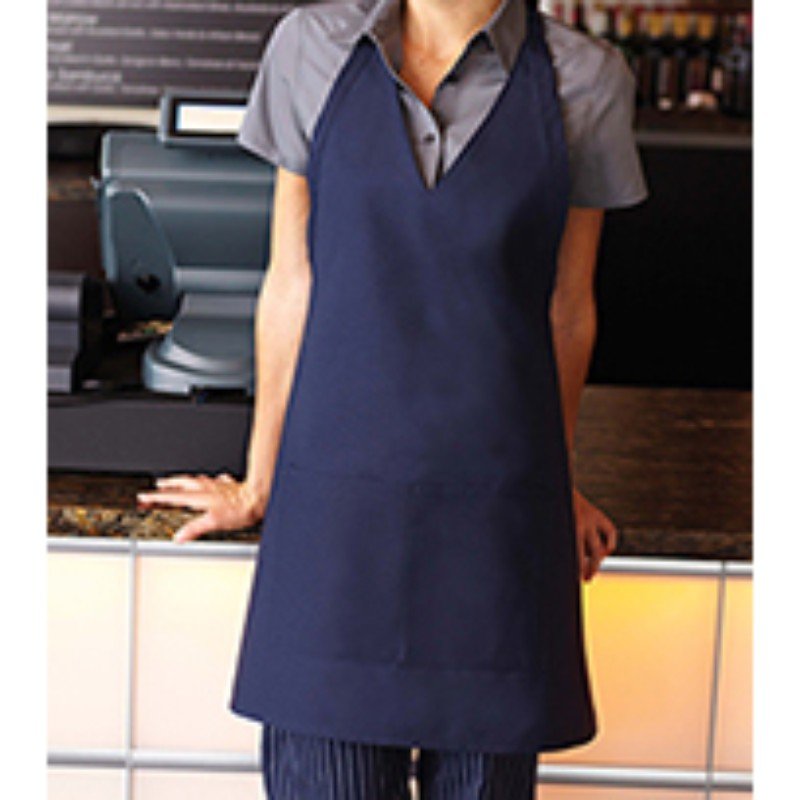 V Neck Stylish Cotton Apron Ladies