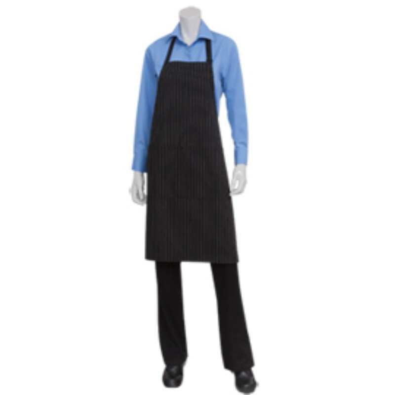 White Stripe Classic Apron