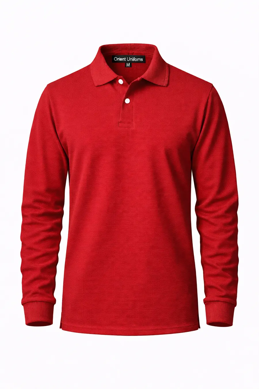 Full Sleeves Polo T-Shirt Red