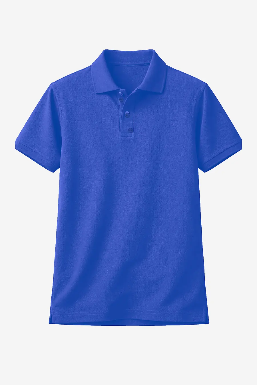 Royal Blue Polo T-Shirt Pique Cotton Shirt