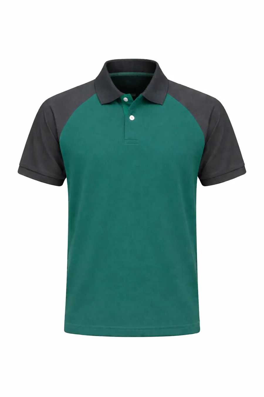 Two Color Polo Green Black
