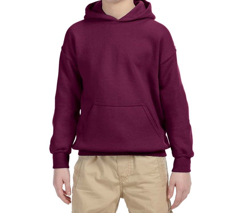 Maroon School Hoody