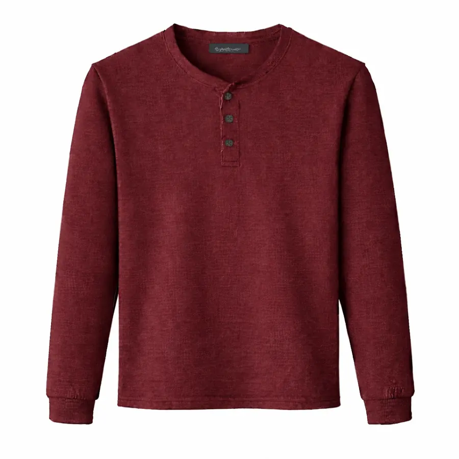 Henley T-Shirt Blue