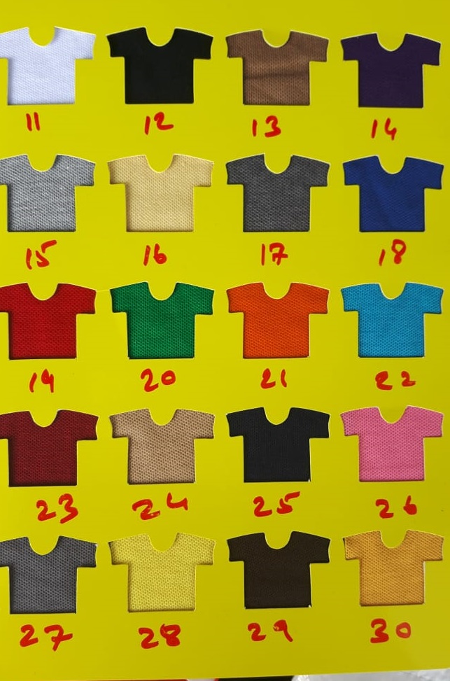 Polo T Shirts Color Shade Cards